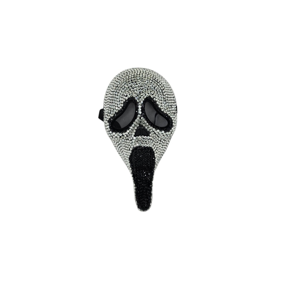 Scream Bling Rhinestones Mask Accessory Children's Girl Size Spirit Halloween